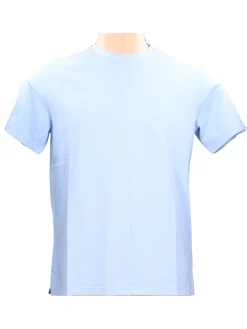 T-shirt a maniche corte Geox G-Dyed da uomo celeste
