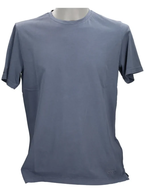 T-shirt a maniche corte Geox G-Dyed da uomo blu