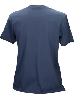 T-shirt a maniche corte Geox Pocket da uomo blu