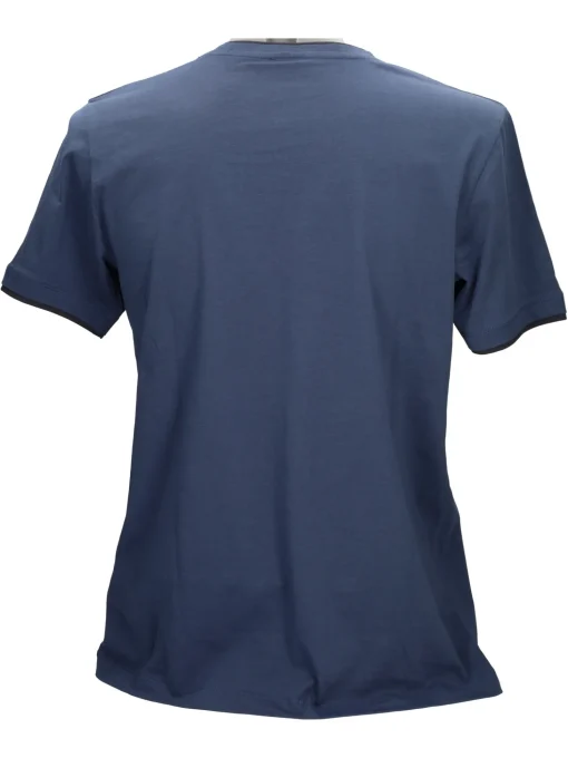 T-shirt a maniche corte Geox Pocket da uomo blu