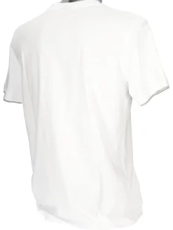 T-shirt a maniche corte Geox Pocket da uomo bianca