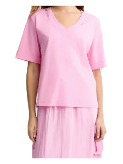T-shirt a maniche corte Liu Jo da donna rosa