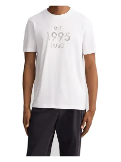 T-shirt a maniche corte Liu Jo da uomo bianca