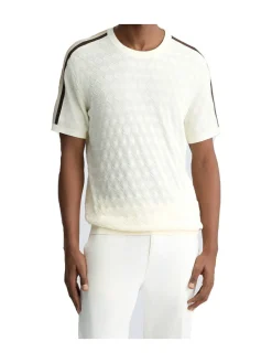 T-shirt a maniche corte Liu Jo da uomo bianco latte