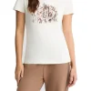 T-shirt a maniche corte Liu Jo da donna bianca