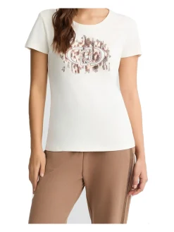 T-shirt a maniche corte Liu Jo da donna bianca
