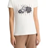 T-shirt a maniche corte Liu Jo da donna bianca