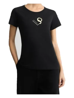 T-shirt a maniche corte Liu Jo da donna nera