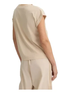 T-shirt a maniche corte Liu Jo da donna beige